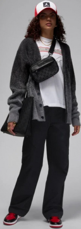 Кроссовки Jordan Wmns 1 Mid Alternate Bred Toe