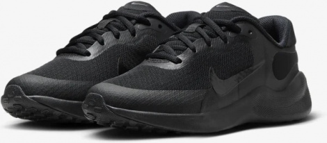 Кросівки бігові дитячі Nike REVOLUTION 7 (GS) чорні FB7689-001