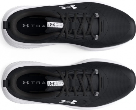 Кросівки для тренувань Under Armour CHARGED COMMIT TR 4 чорно-білі 3026017-004