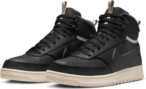 Кросівки Nike COURT VISION MID WNTR чорно-бежеві DR7882-003