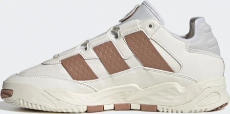 Кроссовки Adidas NITEBALL бело-коричневые IE6817