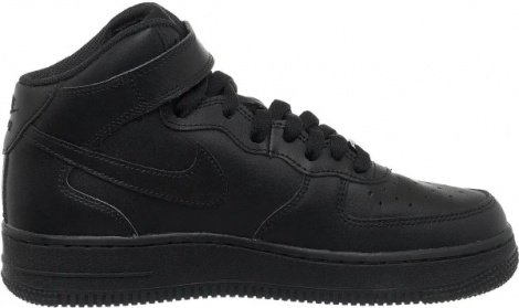 Кеди дитячі Nike AIR FORCE 1 MID (GS) чорні DH2933-001