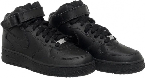 Кеди дитячі Nike AIR FORCE 1 MID (GS) чорні DH2933-001