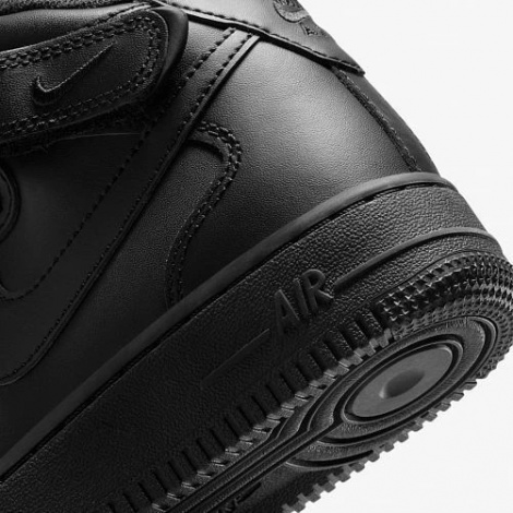 Кеди дитячі Nike AIR FORCE 1 MID (GS) чорні DH2933-001