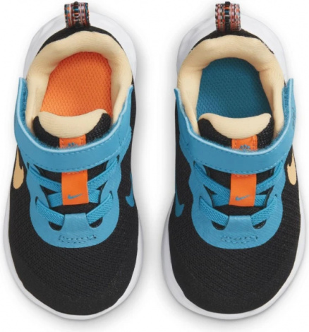 Кросівки дитячі Nike REVOLUTION 6 LIL (TDV) чорно-блакитні FB2719-001