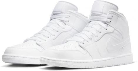 Кроссовки Nike Air Jordan 1 Mid White