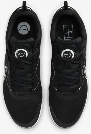 Кросівки тенісні Nike M ZOOM COURT PRO CLY чорно-білі DV3277-001