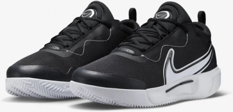 Кросівки тенісні Nike M ZOOM COURT PRO CLY чорно-білі DV3277-001