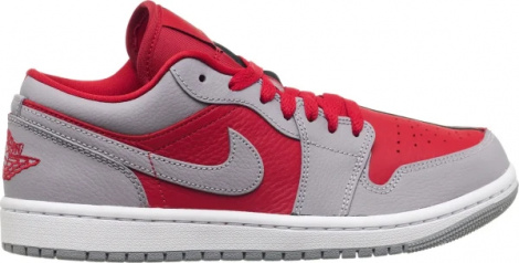 Кросівки жіночі Nike AIR JORDAN 1 LOW SE червоно-чорно-сірі DR0502-600