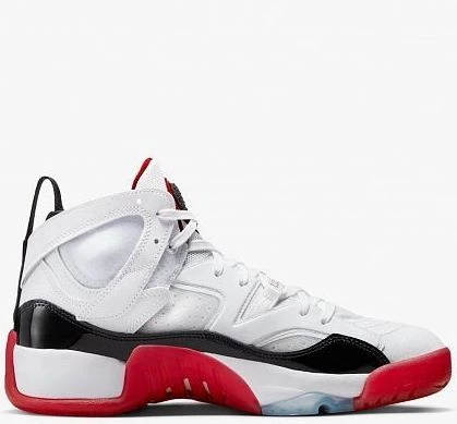 Кросівки баскетбольні Nike JUMPMAN TWO TREY біло-червоно-чорні DO1925-106