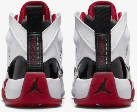 Кросівки баскетбольні Nike JUMPMAN TWO TREY біло-червоно-чорні DO1925-106
