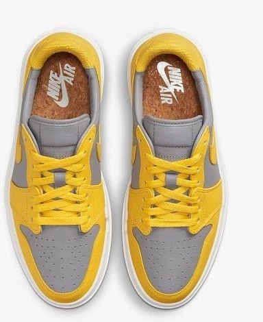 Кросівки жіночі Nike JORDAN WMNS AIR Nike JORDAN 1 ELEVATE LOW жовто-сірі DH7004-017