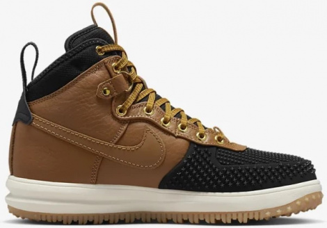 Кроссовки Nike LUNAR FORCE 1 DUCKBOOT коричнево-черные 805899-202