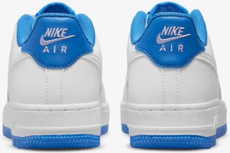 Кросівки підліткові Nike AIR FORCE 1 ESS (GS) біло-сині DV1331-101