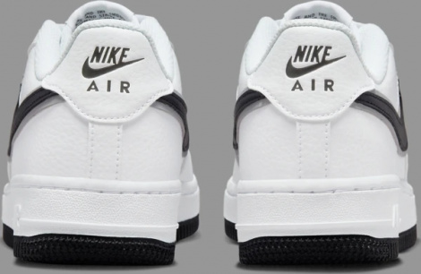 Кросівки підліткові Nike AIR FORCE 1 (GS) біло-срібно-чорні DX9269-100