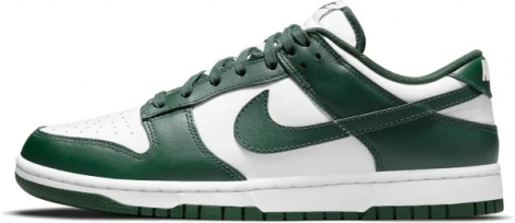 Кроссовки Nike Dunk Low White/Green Dd1391-101 42