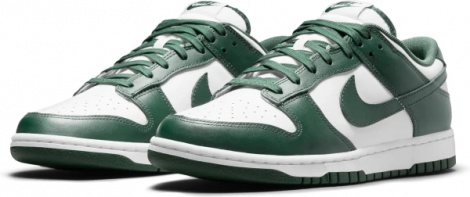 Кроссовки Nike Dunk Low White/Green Dd1391-101 42