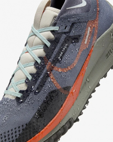 Кросівки для трейлраннінгу Nike REACT PEGASUS TRAIL 4 GTX сіро-жовтогарячі DJ7926-006