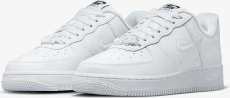 Кроссовки Женские Nike Air Force 1 Low '07 Se Just Do It Triple White (Fb8251-100)