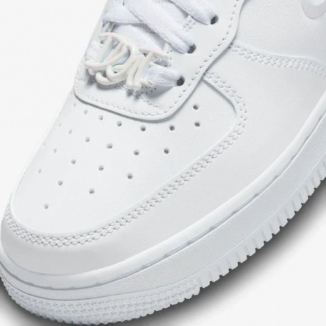 Кроссовки Женские Nike Air Force 1 Low '07 Se Just Do It Triple White (Fb8251-100)