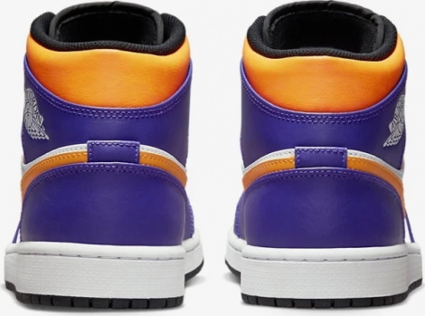 Кроссовки Мужские Jordan 1 Mid Фиолетовые Dq8426-517 44