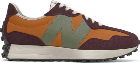 Кросівки New Balance 327 оранжево-коричнево-оливкові MS327LY1