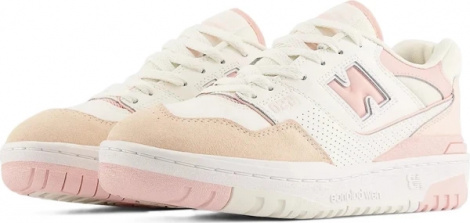 Кросівки жіночі New Balance 550 біло-жовто-рожеві BBW550WP