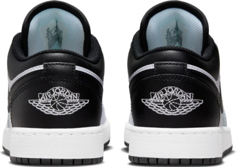 Кросівки підліткові Nike AIR JORDAN 1 LOW (GS) біло-чорні 553560-132