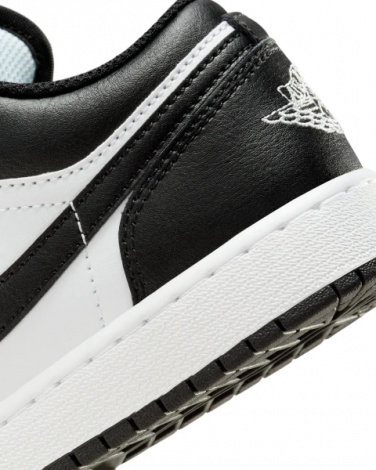 Кросівки підліткові Nike AIR JORDAN 1 LOW (GS) біло-чорні 553560-132