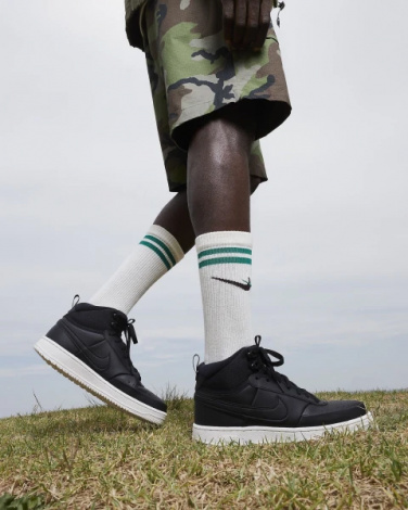 Кроссовки Nike COURT VISION MID WNTR черные DR7882-002