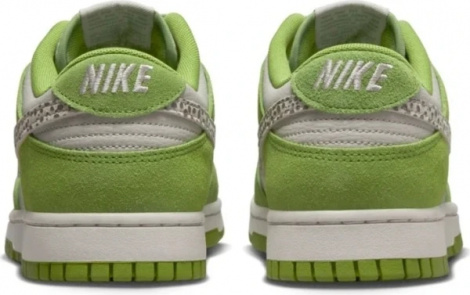 Кроссовки Nike DUNK LOW зелено-белые DR0156-300