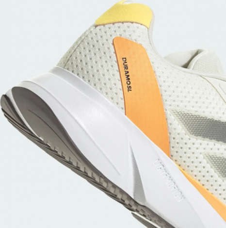 Кросівки бігові жіночі Adidas DURAMO SL біло-помаранчеві IE7982