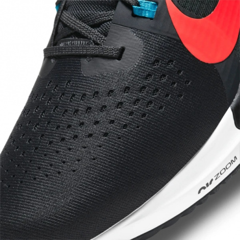 Кроссовки беговые Nike AIR ZOOM VOMERO 15 черно-красно-голубые CU1855-004