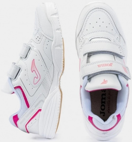 Кроссовки детские Joma SCHOOL бело-розовые WSCHOW2313V