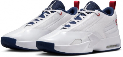 Кросівки Nike JORDAN MAX AURA 6 біло-темно-синьо-червоні FQ8298-100