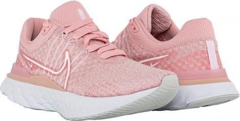 Кросівки бігові жіночі Nike REACT INFINITY RUN FK 3 рожеві DD3024-600