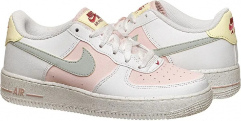 Кросівки дитячі Nike AIR FORCE 1 IMPACT GS біло-рожеві DR4853-100