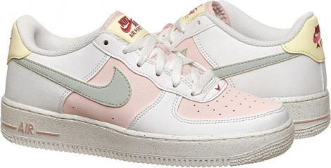 Кросівки дитячі Nike AIR FORCE 1 IMPACT GS біло-рожеві DR4853-100