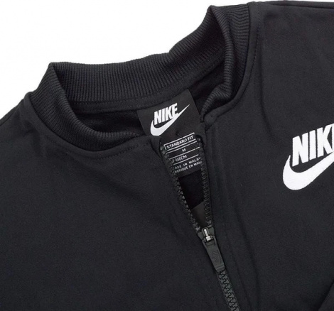 Спортивний костюм підлітковий Nike G NSW TRK SUIT TRICOT чорно-білий CU8374-010