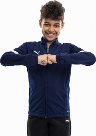 Костюм Спортивный Puma Teamrise Tracksuit Jr Темно-Синий, Черный Детский 140