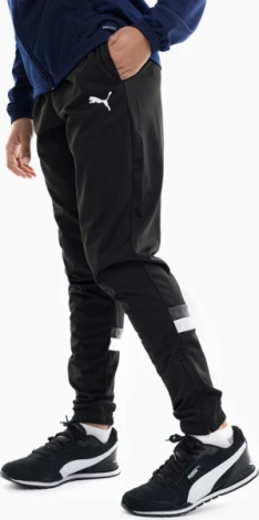 Костюм Спортивный Puma Teamrise Tracksuit Jr Темно-Синий, Черный Детский 140