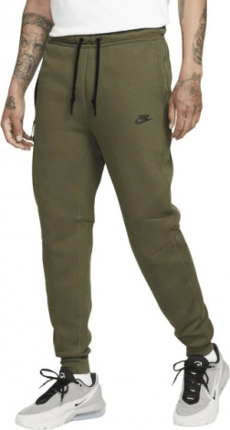 Спортивні штани Nike M NK TCH FLC JGGR оливкові FB8002-222