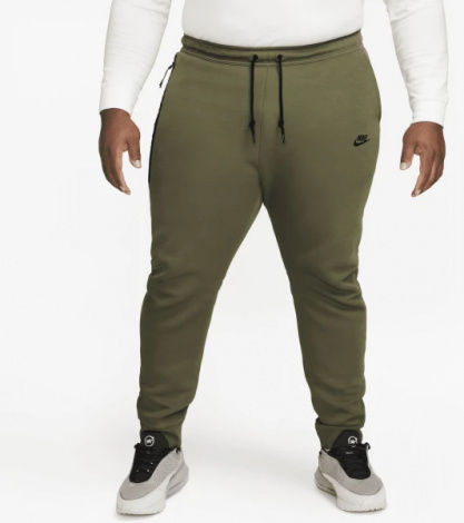 Спортивні штани Nike M NK TCH FLC JGGR оливкові FB8002-222
