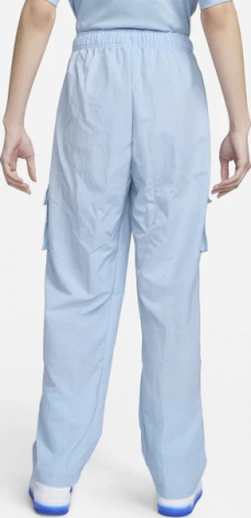 Спортивные штаны женские Nike W ESSNTL WVN HR PNT CARGO голубые DO7209-441