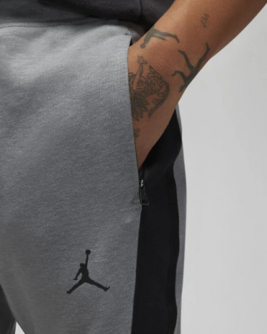 Спортивні штани Nike JORDAN MJ DF SPRT STMT AIR FLC PANT сіро-чорні DQ7320-091