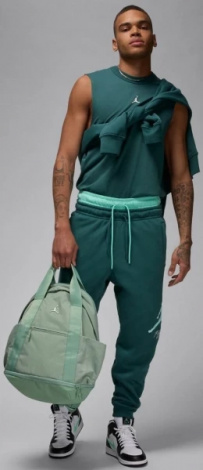 Спортивні штани Nike MJ ESS FLC BASELINE PANT темно-зелені FD7345-366