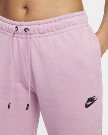 Спортивні штани жіночі Nike W NSW ESSNTL PANT REG FLC MR рожеві DX2320-522