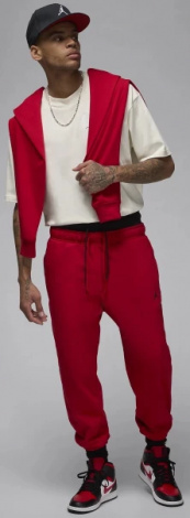 Спортивные штаны Nike M J DF SPRT CSVR FLC PANT красные FV8608-687