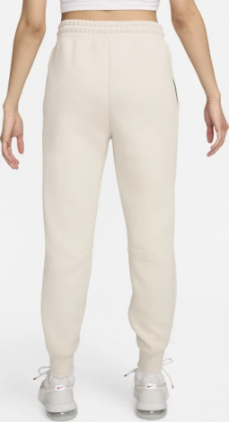 Спортивные штаны женские Nike SPORTSWEAR TECH FLEECE MID-RISE JOGGERS бежевые HJ5479-104