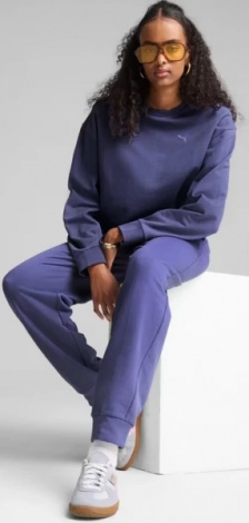 Спортивні штани жіночі Puma HER COMFORT HIGH-WAIST темно-сині 68566746